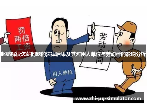 赵鹏解读欠薪问题的法律后果及其对用人单位与劳动者的影响分析